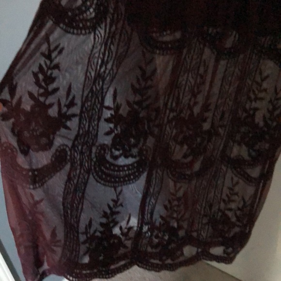 Burgundy Lace Dress from Altar’d State - Picture 4 of 4